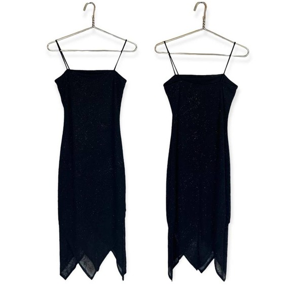 American Vintage Dresses & Skirts - Y2K Asymmetrical Fairy Floral Midi Dress
